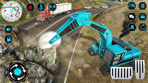 Heavy Excavator Rock Mining ekran görüntüsü