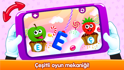 Alfabe eğitici çocuk oyunları! ekran görüntüsü