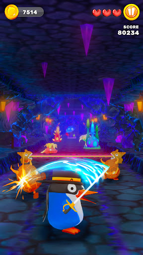 Penguin Dash: Run Race 3D ekran görüntüsü