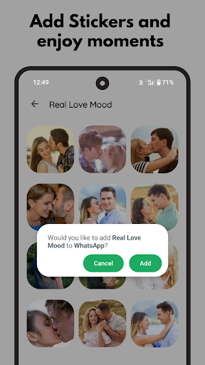 WASticker Romantic Stickers ekran görüntüsü