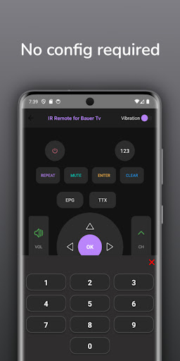 Remote for Bauer tv ekran görüntüsü