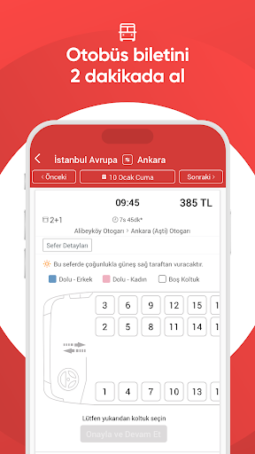 obilet: Otel Uçak Otobüs Araç ekran görüntüsü