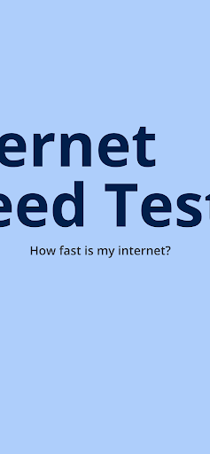 Internet Speed Tester ekran görüntüsü