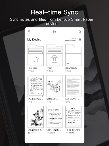 Lenovo Smart Paper ekran görüntüsü