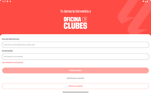 APP Oficina de Clubes ekran görüntüsü