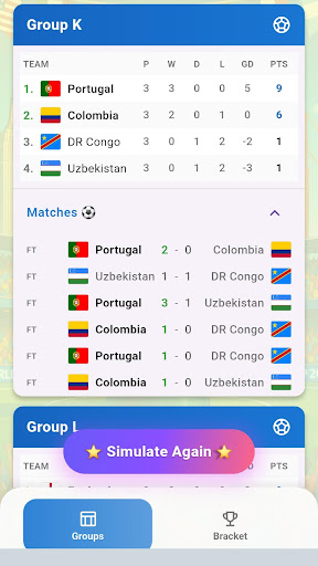 World Cup AI Simulator 2026 ekran görüntüsü