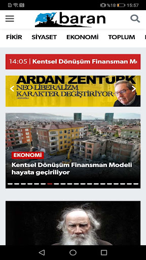 Baran Dergisi ekran görüntüsü