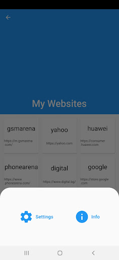 My Websites ekran görüntüsü