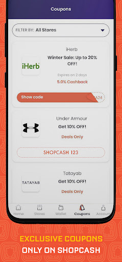 ShopCash: Cashback & Coupons ekran görüntüsü