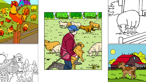 Country Farm Color by Number ekran görüntüsü