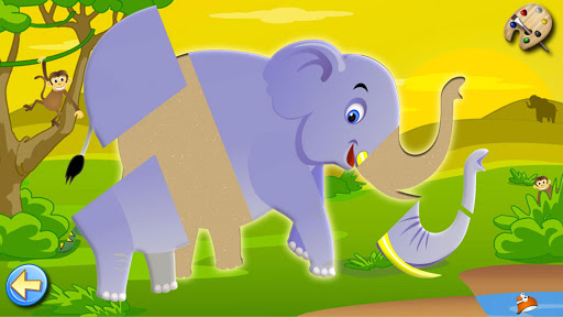 Savanna - Puzzles and Coloring ekran görüntüsü