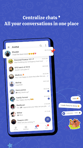 Arattai Messenger ekran görüntüsü