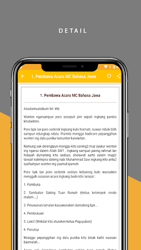 Pembawa Acara Bahasa Jawa ekran görüntüsü