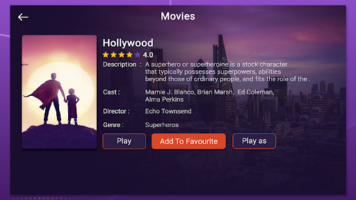 Purple VOD - IPTV Player ekran görüntüsü