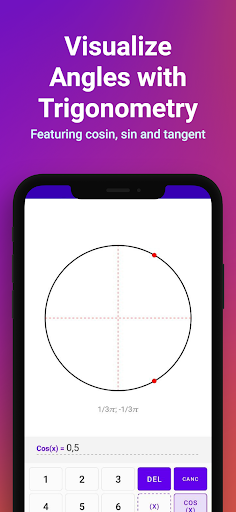 Goniometric Tutor - Calculator ekran görüntüsü