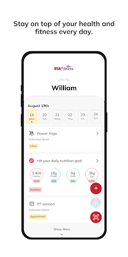 USA Fitness 24/7 ekran görüntüsü