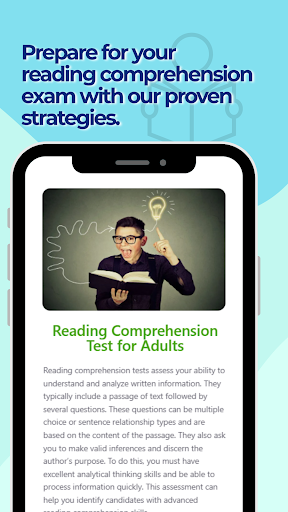 Reading Comprehension Test ekran görüntüsü