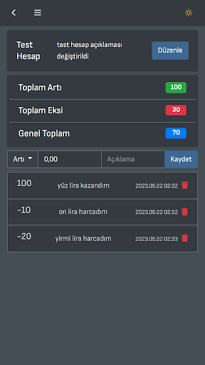 İnternetsiz Muhasebe Takibi ekran görüntüsü