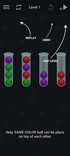 Ball Sort : Puzzle Offline ekran görüntüsü