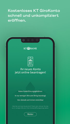 KT Bank Mobile Banking ekran görüntüsü