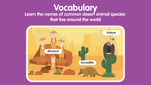 Learn Desert Animals for kids ekran görüntüsü