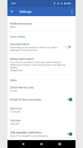 Notification Checker ekran görüntüsü