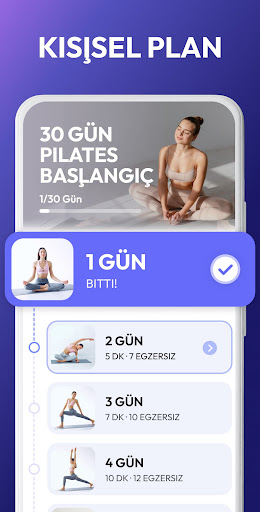 Evde Pilates Egzersizi ekran görüntüsü