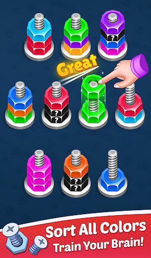 Nuts n Bolts 3D - Screw Sort ekran görüntüsü