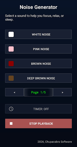 Noise Generator ekran görüntüsü