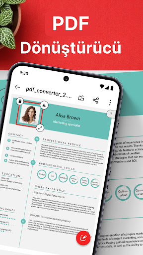 PDF dönüştürücü: JPG den PDF ekran görüntüsü