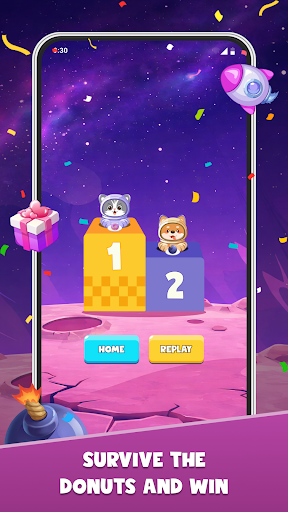 Bomb Donut Challenge Game ekran görüntüsü