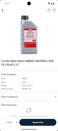 Rasyonel Madeni Yağ ekran görüntüsü