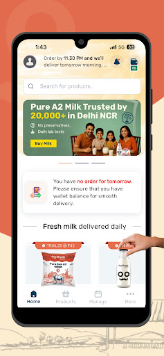 Doodhvale Farms: Milk Delivery ekran görüntüsü