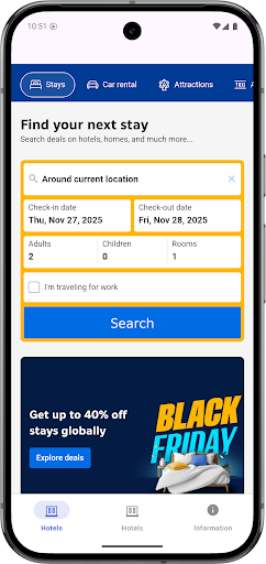 Hotel & Resort Booking ekran görüntüsü