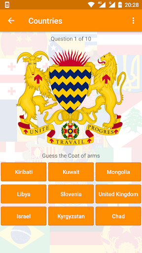 World Flags & Emblems: Quiz ekran görüntüsü