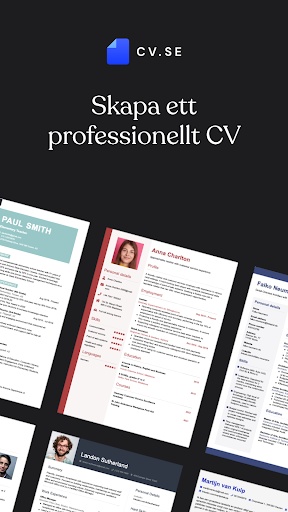 CV.se: Online CV maker ekran görüntüsü