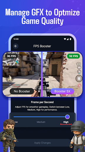 Game Booster 4X - Optimize FPS ekran görüntüsü
