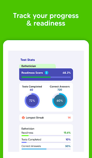 Esthetician Exam Prep Test ekran görüntüsü