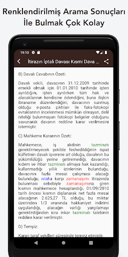 İçtihat Bülteni ekran görüntüsü