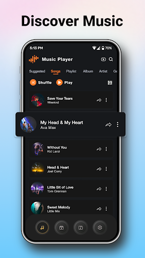 Müzik Mp3 Çalar Şarkı ekran görüntüsü