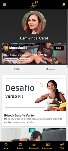 GA Fitness ekran görüntüsü