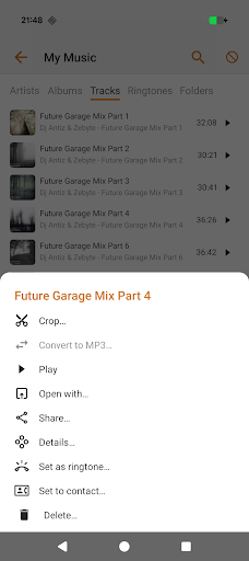 AIMP: Audio Cutter ekran görüntüsü