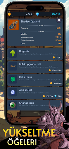 Warshovel: Idle RPG ekran görüntüsü