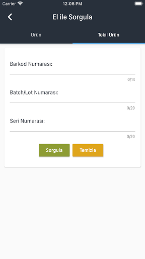 ÜTS Mobil ekran görüntüsü