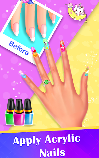 Nails Salon Games - Nail Art ekran görüntüsü