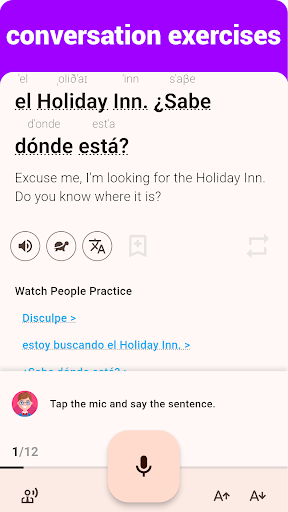Spanish Listening & Speaking ekran görüntüsü