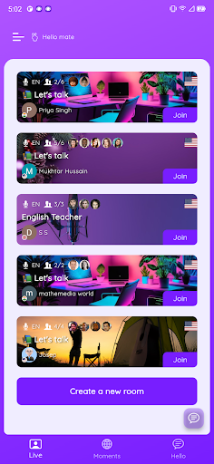 FreeTalk - Language Practice ekran görüntüsü