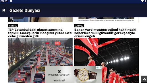 Gazete Dünyası ekran görüntüsü