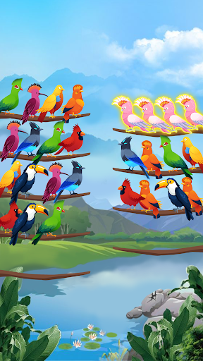 Bird Sort - Color Puzzle ekran görüntüsü