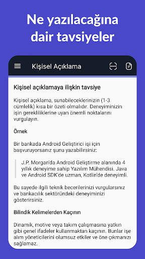 CV Hazırlama - CV Engineer ekran görüntüsü
